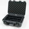 Nanuk 920 Case w/Padded Divider, 16-11/16"L x 13-3/8"W x 6-13/16"H, Graphite