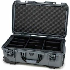 Nanuk 935-2007 935 Case w/Padded Divider, 22.0"L x 14.0"W x 9.0"H, Graphite