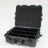 Nanuk 945 Case w/Padded Divider, 25-1/8"L x 19-7/8"W x 8-13/16"H, Graphite