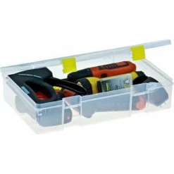 Plano Molding Plano ProLatch™ StowAway® Utility Box Open Compartment 14"L x 9-1/8"W x 3-1/4"H Clear - Pkg Qty 3