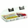 Plano Molding Plano ProLatch™ StowAway® Utility Box Open Compartment 10-3/4"L x 7-1/4"W x 1-3/4"H Clear - Pkg Qty 6