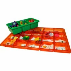 Shirley K's 20 Compartment Tray Tan PT125 - 17-1/2"L x 12-1/4"W x 1-1/2"H - Pkg Qty 5 6 Shirley K's 20 Compartment Tray Tan PT125 - 17-1/2"L x 12-1/4"W x 1-1/2"H - Pkg Qty 5 -Containers & Organizers Sales Store PT186 PT152