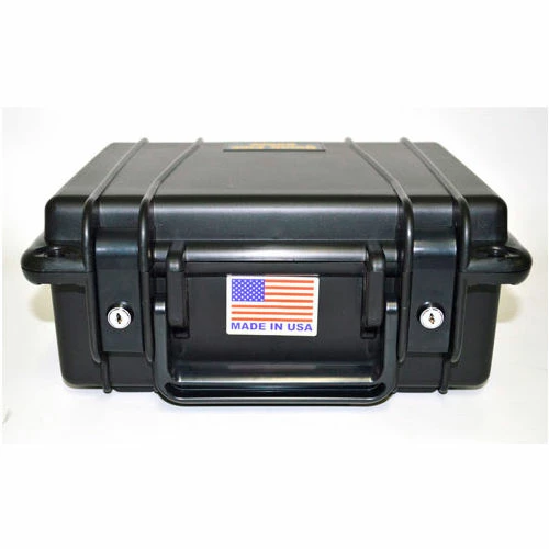 Quick Fire Cases Quick Fire Pistol Case With Glock Inserts & Lock QF300BKLG2 Watertight, 10-11/16x9-3/4x4-13/16 Black 2 Quick Fire Cases Quick Fire Pistol Case With Glock Inserts & Lock QF300BKLG2 Watertight, 10-11/16x9-3/4x4-13/16 Black - Image 2