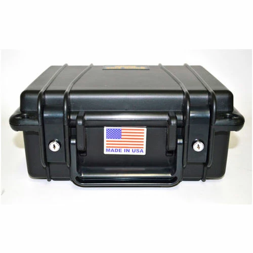 Quick Fire Cases Quick Fire Pistol Case With Ruger & S&W Inserts QF300BKRL1 Watertight, 10-11/16x9-3/4x4-13/16 Black 2 Quick Fire Cases Quick Fire Pistol Case With Ruger & S&W Inserts QF300BKRL1 Watertight, 10-11/16x9-3/4x4-13/16 Black - Image 2