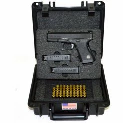 Quick Fire Cases Quick Fire Pistol Case w/Springfield XD Inserts QF300BKXD Watertight, 10-11/16x9-3/4x4-13/16 Black
