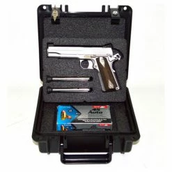 Quick Fire Cases Quick Fire Multifit™ Pistol Case QF345BKL Watertight, 10-11/16"x9-3/4"x4-13/16" Black