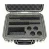 Quick Fire Cases Quick Fire Multifit™ Dual Revolver Case QF500GR Watertight, 15-5/16"x12-1/8"x6-11/16" Gray