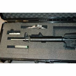 Quick Fire Cases Quick Fire Carbine Case With Pistol Slot QF640BK Watertight, 46-5/8"x16-3/4"x6-7/8" Black -Containers & Organizers Sales Store QF640BK 2