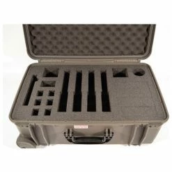 Quick Fire Cases Quick Fire Pistol Case QF920GR Watertight, 4 Pistol Capacity, 20-1/8"x16-1/8"x10-1/8" Gray