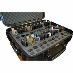 Quick Fire Cases Quick Fire Pistol Case QF960SBK Watertight, 20 Pistol Capacity, 27-15/16"x22-5/16"x15-5/16" Black