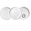 Qorpak 240134 White HDPE Sr Rieke Pail Lid, For 3.5, 5 and 6 Gallon Pails, Case of 32