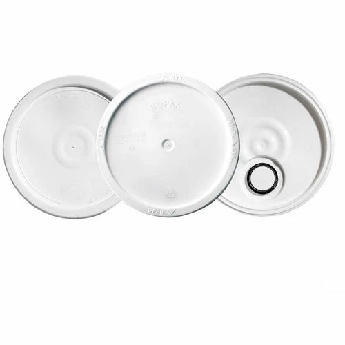 Qorpak 240135 White HDPE EZ Tear Pail Lid, For 3.5, 5 and 6 Gallon Pails, Case of 40 1 Qorpak 240135 White HDPE EZ Tear Pail Lid, For 3.5, 5 and 6 Gallon Pails, Case of 40