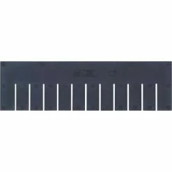 Quantum Storage Systems Quantam Storage Long Divider, 14"L x 4"W x 2"H, Gray, Polyprolylene