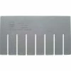 Quantum Storage Systems Quantam Storage Short Divider, 8"L x 4"W x 2"H, Gray, Polyprolylene