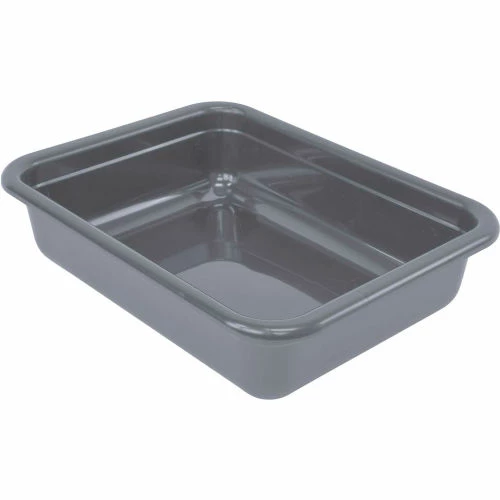 Quantum Storage Systems Quantum Bussing Tub, 22"L x 17"W x 5"H Flat Bottom Bus Box, Polypropylene, Gray - Pkg Qty 12 1 Quantum Storage Systems Quantum Bussing Tub, 22"L x 17"W x 5"H Flat Bottom Bus Box, Polypropylene, Gray - Pkg Qty 12