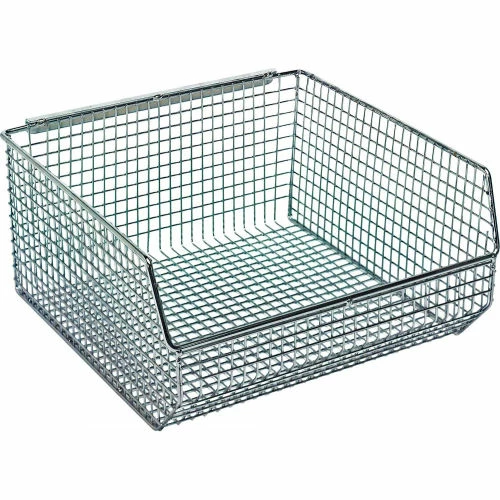 Quantum Storage Systems Quantum Chrome Wire Mesh Bin QMB535C - 11"W x 10-3/4"D x 5"H - Pkg Qty 10 1 Quantum Storage Systems Quantum Chrome Wire Mesh Bin QMB535C - 11"W x 10-3/4"D x 5"H - Pkg Qty 10