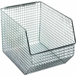 Quantum Storage Systems Quantum Chrome Wire Mesh Bin QMB539C - 8"W x 10-1/2"D x 7"H - Pkg Qty 10