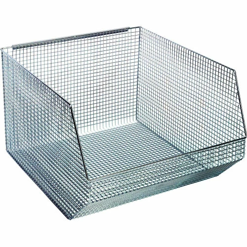 Quantum Storage Systems Quantum Chrome Wire Mesh Bin QMB570C - 17"W x 18-1/2"D x 11-1/4"H - Pkg Qty 5 1 Quantum Storage Systems Quantum Chrome Wire Mesh Bin QMB570C - 17"W x 18-1/2"D x 11-1/4"H - Pkg Qty 5