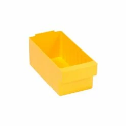 Quantum Storage Systems Quantum Super Tuff Euro Drawer QED601 - 5-9/16"W X 11-5/8"D X 4-5/8"H Yellow - Pkg Qty 24