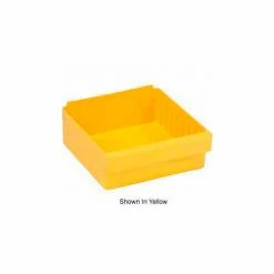 Quantum Storage Systems Quantum Super Tuff Euro Drawer QED801 - 11-1/8"W X 11-5/8"D X 4-5/8"H Red - Pkg Qty 12