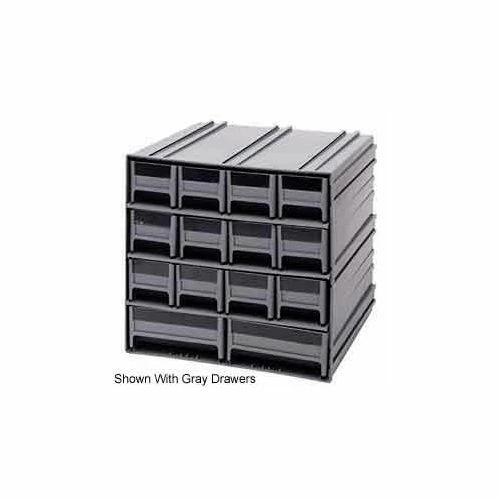 Quantum Storage Systems Quantum Interlocking Storage Cabinet QIC-12123 - 11-3/4"Wx11-3/8"Dx11"H - 14 Blue Drawers 1 Quantum Storage Systems Quantum Interlocking Storage Cabinet QIC-12123 - 11-3/4"Wx11-3/8"Dx11"H - 14 Blue Drawers