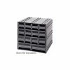 Quantum Storage Systems Quantum Interlocking Storage Cabinet QIC-12123 - 11-3/4"Wx11-3/8"Dx11"H - 14 Ivory Drawers
