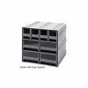 Quantum Storage Systems Quantum Interlocking Storage Cabinet QIC-4244 - 11-3/4"Wx11-3/8"Dx11"H - 8 Red Drawers