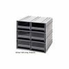 Quantum Storage Systems Quantum Interlocking Storage Cabinet QIC-64 - 11-3/4"Wx11-3/8"Dx11"H - 6 Blue Drawers