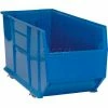 Quantum Storage Systems Quantum Plastic Mobile Rack Bin, 16-1/2"W x 41-7/8"D x 17-1/2"H, Blue