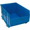 Quantum Storage Systems Quantum Plastic Mobile Rack Bin, 23-7/8"W x 41-7/8"D x 17-1/2"H, Blue