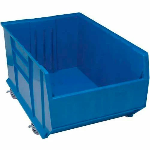 Quantum Storage Systems Quantum Plastic Mobile Rack Bin, 23-7/8"W x 41-7/8"D x 17-1/2"H, Blue 1 Quantum Storage Systems Quantum Plastic Mobile Rack Bin, 23-7/8"W x 41-7/8"D x 17-1/2"H, Blue