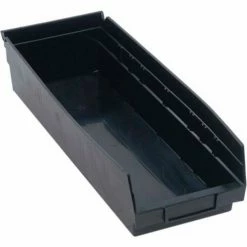Quantum Storage Systems Quantum Conductive Shelf Bin QSB104CO - 6-5/8"W x 17-7/8"D x 4"H - Pkg Qty 20