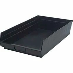 Quantum Storage Systems Quantum Conductive Shelf Bin QSB110CO - 11-1/8"W x 17-7/8"D x 4"H - Pkg Qty 8