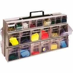 Quantum Storage Systems Quantum QTF320-42 Complete Portable Frame Unit With Tip Out Bins Gray