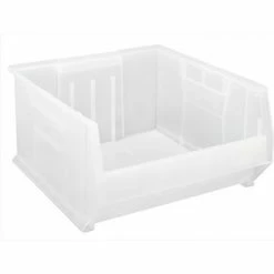 Quantum Storage Systems Quantam Storage 23-7/8" x 22-1/2" x 12" Hulk 24" Container, Clear, Polypropylene