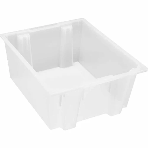 Quantum Storage Systems Quantam Storage Genuine Stack & Nest Tote Clear, 23-1/2"L x 19-1/2"W x 10"H, Polyprolylene - Pkg Qty 3 1 Quantum Storage Systems Quantam Storage Genuine Stack & Nest Tote Clear, 23-1/2"L x 19-1/2"W x 10"H, Polyprolylene - Pkg Qty 3