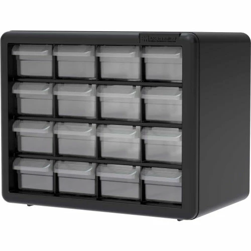 Akro-Mils Plastic Drawer Parts Cabinet 10116 - 10-1/2"W x 6-3/8"D x 8-1/2"H, Black, 16 Drawers 9 Akro-Mils Plastic Drawer Parts Cabinet 10116 - 10-1/2"W x 6-3/8"D x 8-1/2"H, Black, 16 Drawers - Image 9