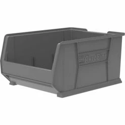 Akro-Mils® Super-Size AkroBin® Plastic Stacking Bin, 18-1/4"W x 23-7/8"D x 12"H, Gray -Containers & Organizers Sales Store RBM 30289GREY