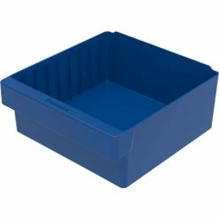 Akro-Mils Dividable Akrodrawer 31112 - 11-1/8"W x 11-5/8"D x 4-5/8"H, Blue - Pkg Qty 4