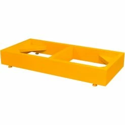 SciMatCo Floor Stand for Mini Stak-a-Cab™ Flammables Cabinet, Yellow