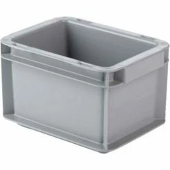 SSI Schaefer Euro-Fix Solid Container EF2120 - 8" x 6" x 5", Gray