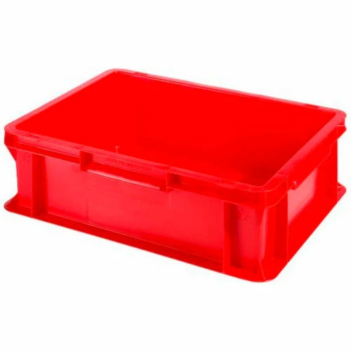 SSI Schaefer Euro-Fix Solid Container EF4120 - 16" x 12" x 5", Red 1 SSI Schaefer Euro-Fix Solid Container EF4120 - 16" x 12" x 5", Red