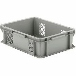 SSI Schaefer Euro-Fix Mesh Container EF4123 - 16" x 12" x 5", Gray