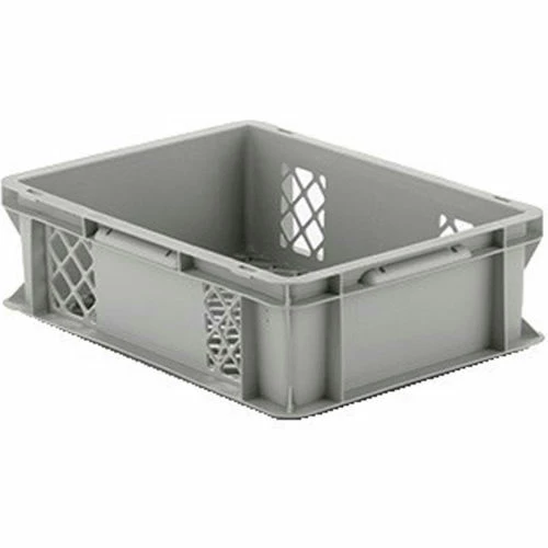 SSI Schaefer Euro-Fix Mesh Container EF4123 - 16" x 12" x 5", Gray 1 SSI Schaefer Euro-Fix Mesh Container EF4123 - 16" x 12" x 5", Gray