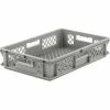SSI Schaefer Euro-Fix Mesh Container EF6123 - 24" x 16" x 5", Gray