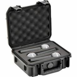 SKB Corporation SKB Injection Molded Case w/Foam for (3) Mics 3i-0907-MC3 Watertight, 10-3/4"L x 9-11/16"W -Containers & Organizers Sales Store SK5 3i 0907 MC3