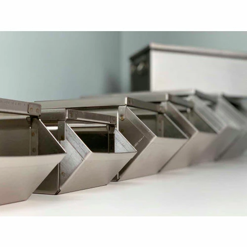 Stackbin® Stainless Steel Stacking Hopper Front Container, 4-1/2"W x 8"D x 4-1/2"H 5 Stackbin® Stainless Steel Stacking Hopper Front Container, 4-1/2"W x 8"D x 4-1/2"H - Image 5