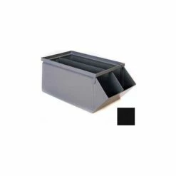 Stackbin® Removable Divider For 7-1/2"W x 15-1/2"D x 6"H Steel Bins, Black