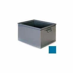 Stackbin® Steel Bin 1-3SX - 9"W x 15-3/4"D x 7-1/2"H Stackbox, Blue