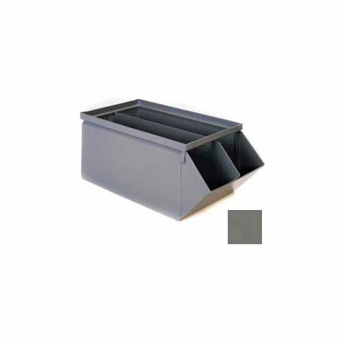 Stackbin® Removable Divider For 12"W x 20-1/2"D x 9-1/2"H Steel Bins, Gray 1 Stackbin® Removable Divider For 12"W x 20-1/2"D x 9-1/2"H Steel Bins, Gray